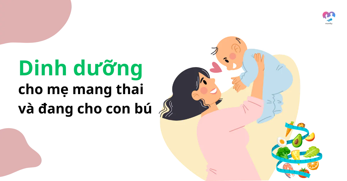Dinh dưỡng cho mẹ mang thai và đang cho con bú