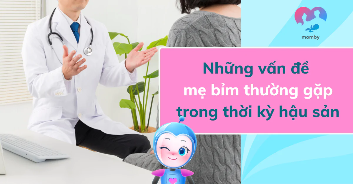 Những vấn đề mẹ bỉm thường gặp trong thời kỳ hậu sản